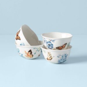 Butterfly Meadow Blue Dessert Bowls - Set of 4