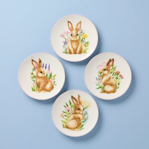 Bunny Accent Plates - Set of 4
