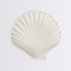 Natural Reusable Bamboo Shell Plates, Set of 6